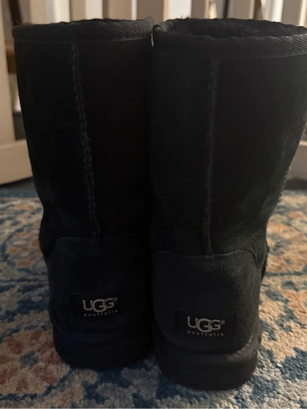 UGG Black Classic Short Suede Winter Boots